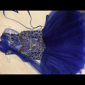 Blue homecoming dress 💙